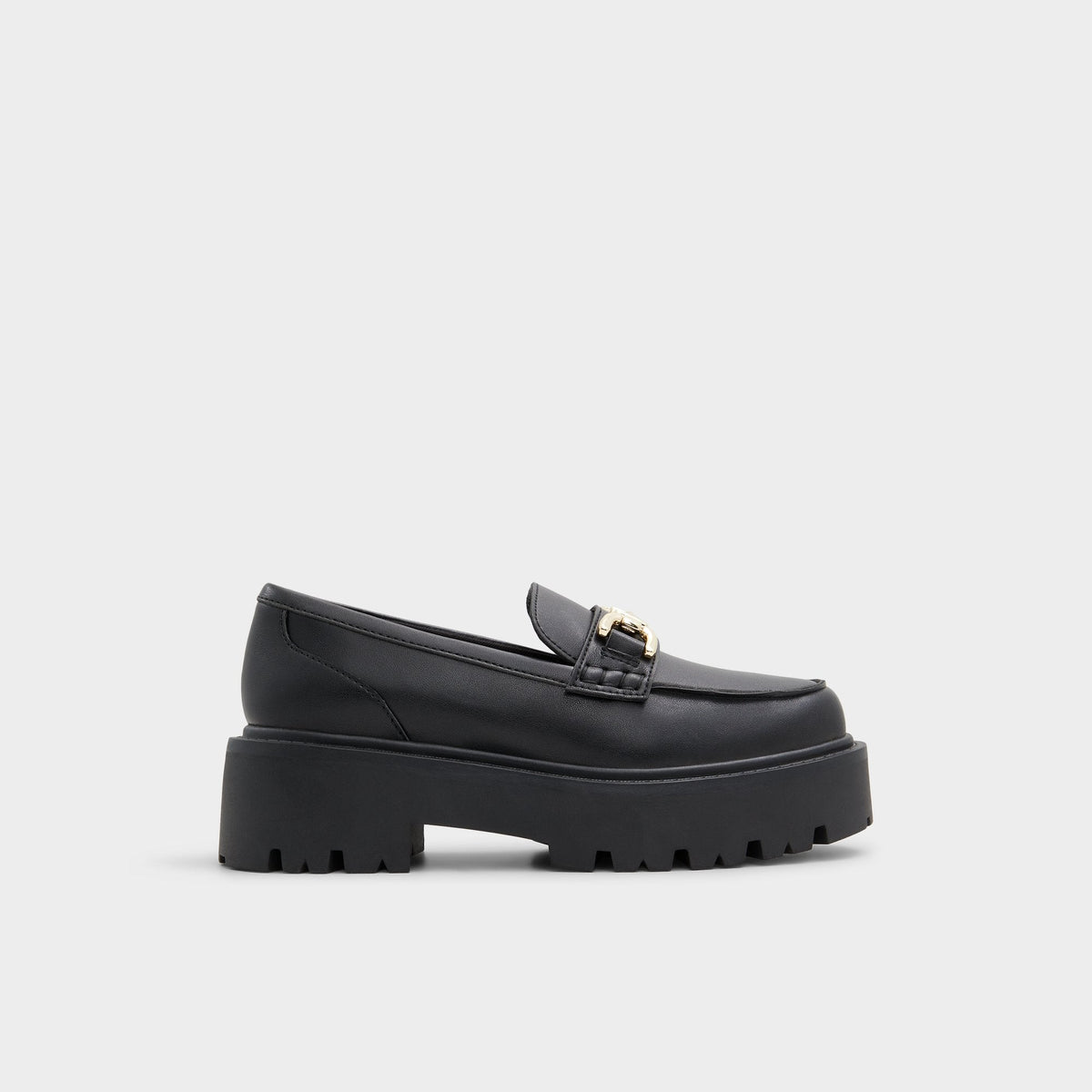 Oneameth Black Synthetic Smooth Women's Loafers & Oxfords - Loafer, Lug sole | Aldo for sale