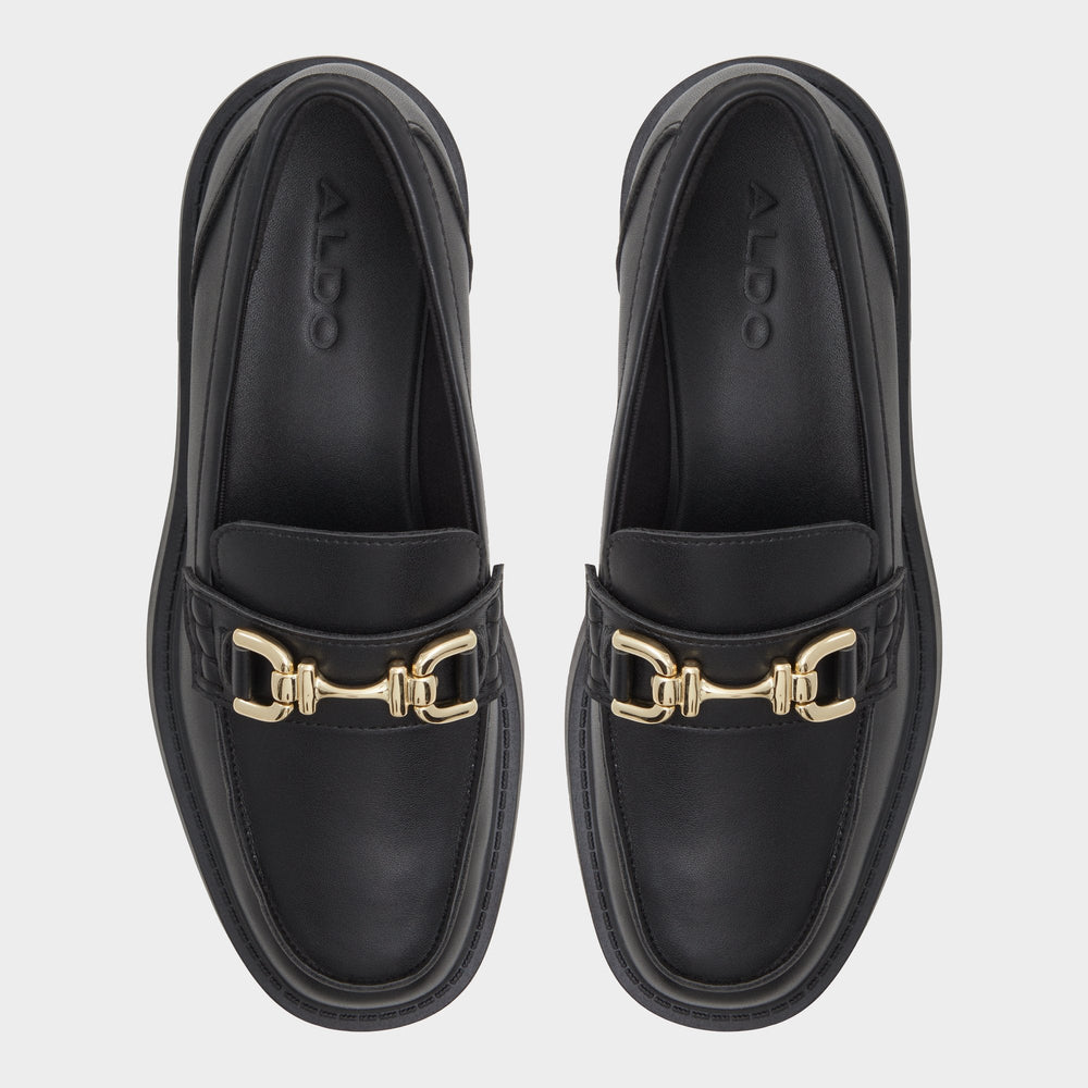 Oneameth Black Synthetic Smooth Women's Loafers & Oxfords - Loafer, Lug sole | Aldo for sale