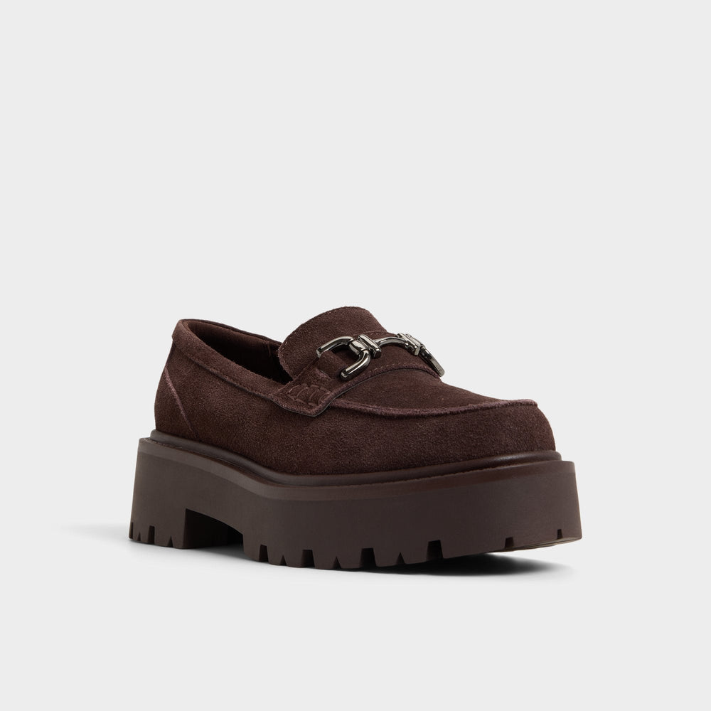Oneameth in Dark Brown - Loafer, Lug sole | Aldo online