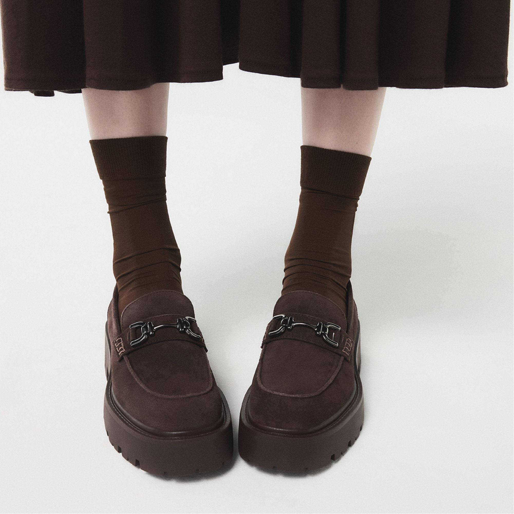 Oneameth in Dark Brown - Loafer, Lug sole | Aldo online