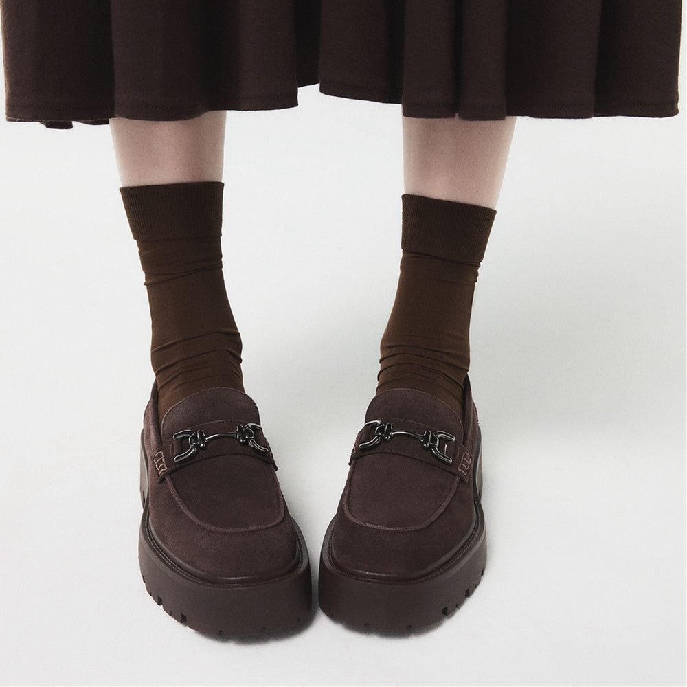 Oneameth in Dark Brown - Loafer, Lug sole | Aldo online