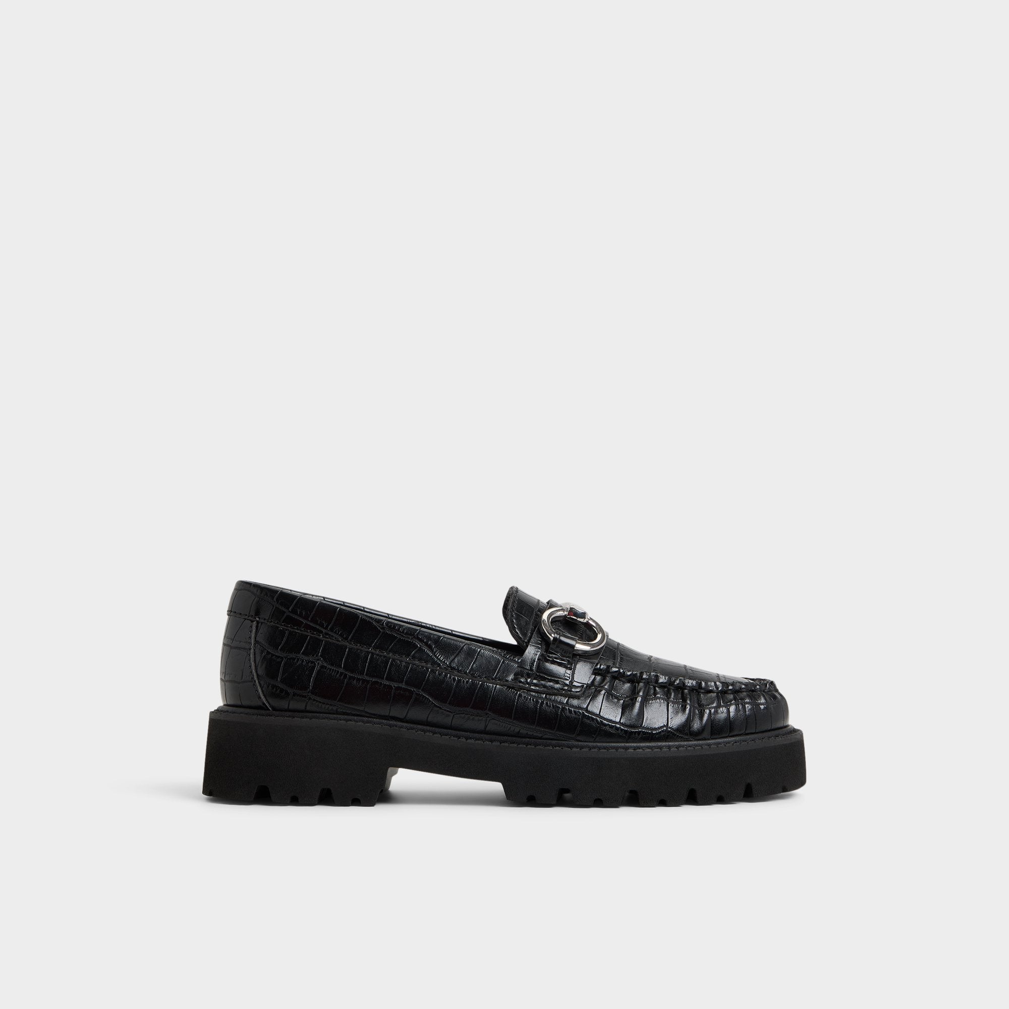 Danrose Black Women's Loafers & Oxfords - Loafer, Lug sole | Aldo outlet