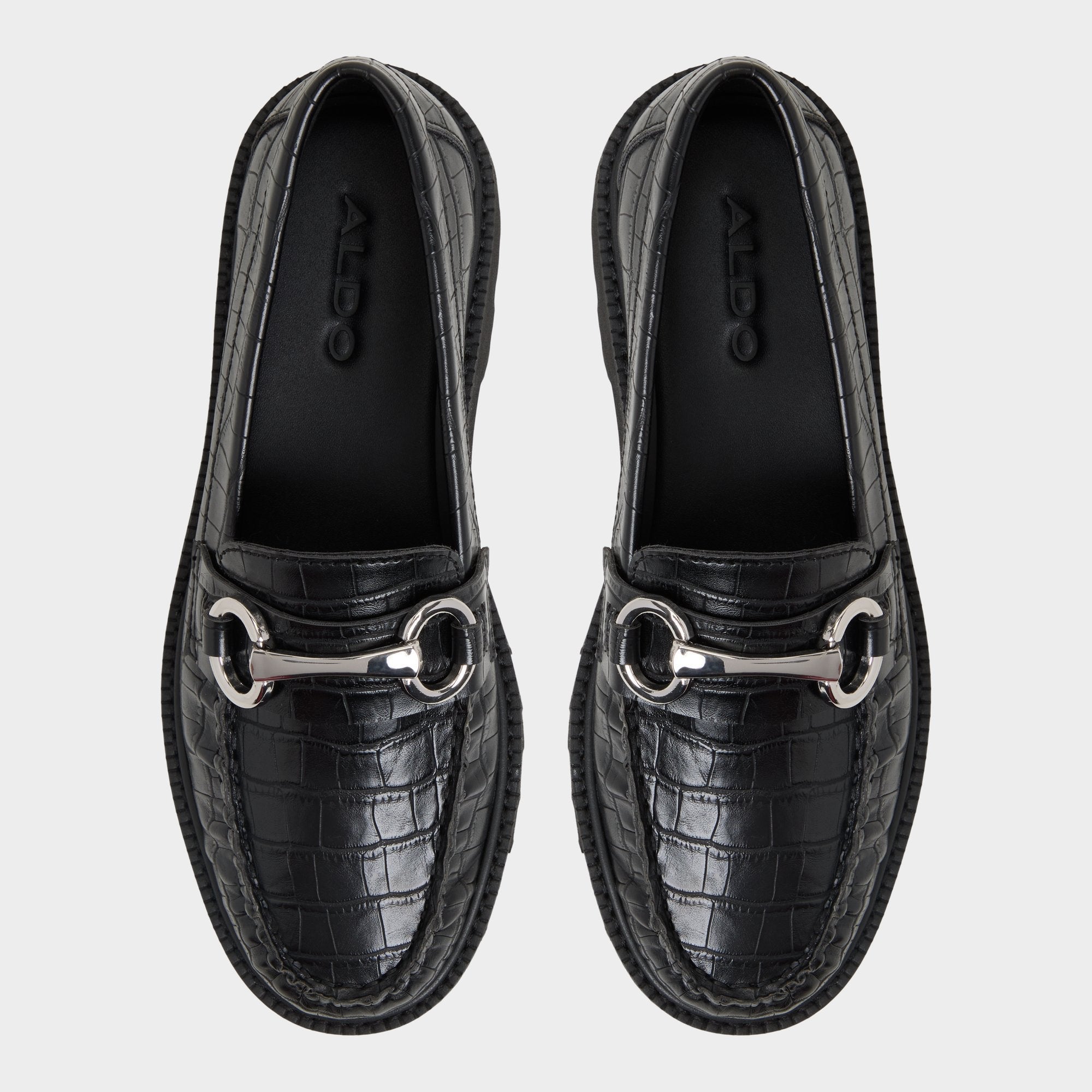 Danrose Black Women's Loafers & Oxfords - Loafer, Lug sole | Aldo outlet