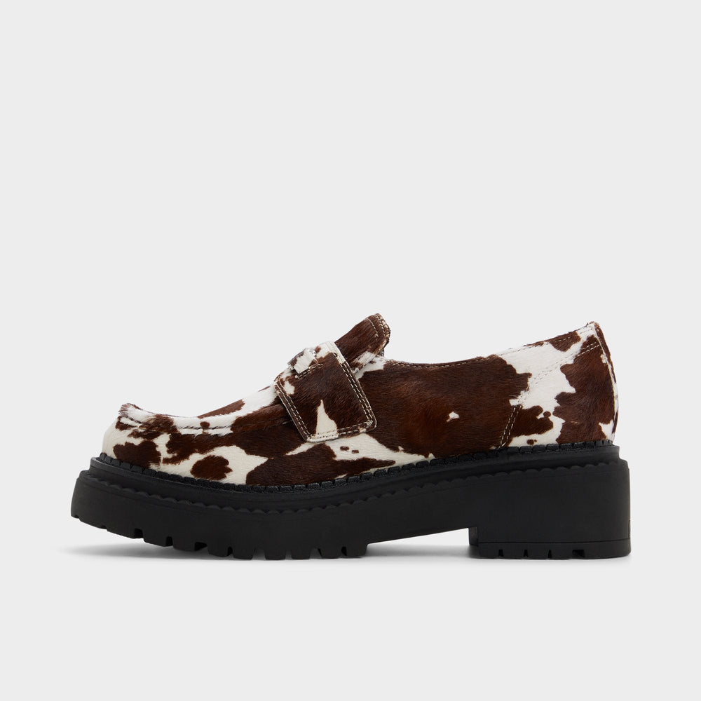 Miravelle in Open Brown - Loafer, Lug sole | Aldo outlet
