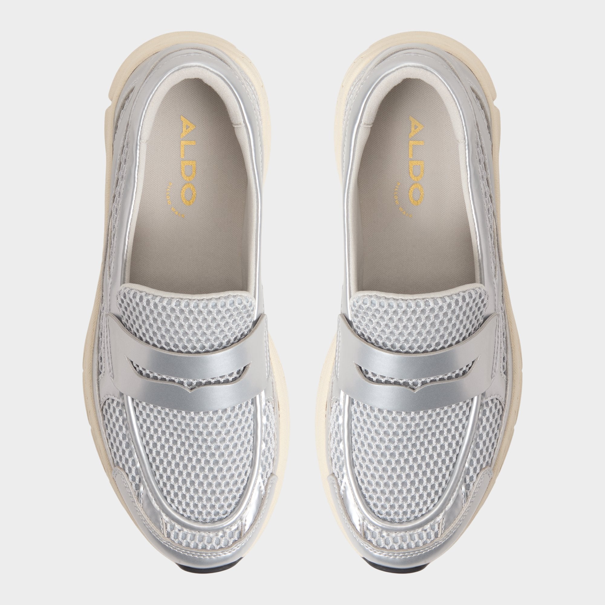 Loffy in Silver - Loafer, Jogger sole | Aldo sale