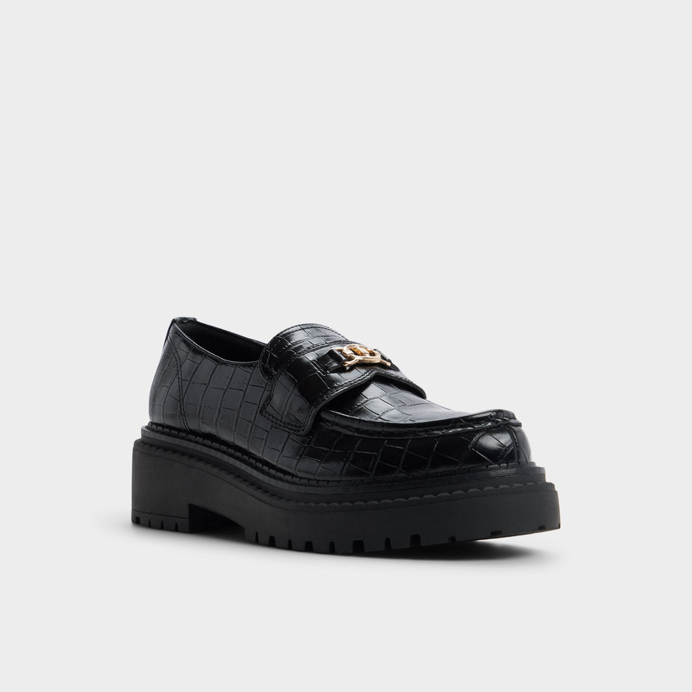 Miravelle in Black - Loafer, Lug sole | Aldo discount