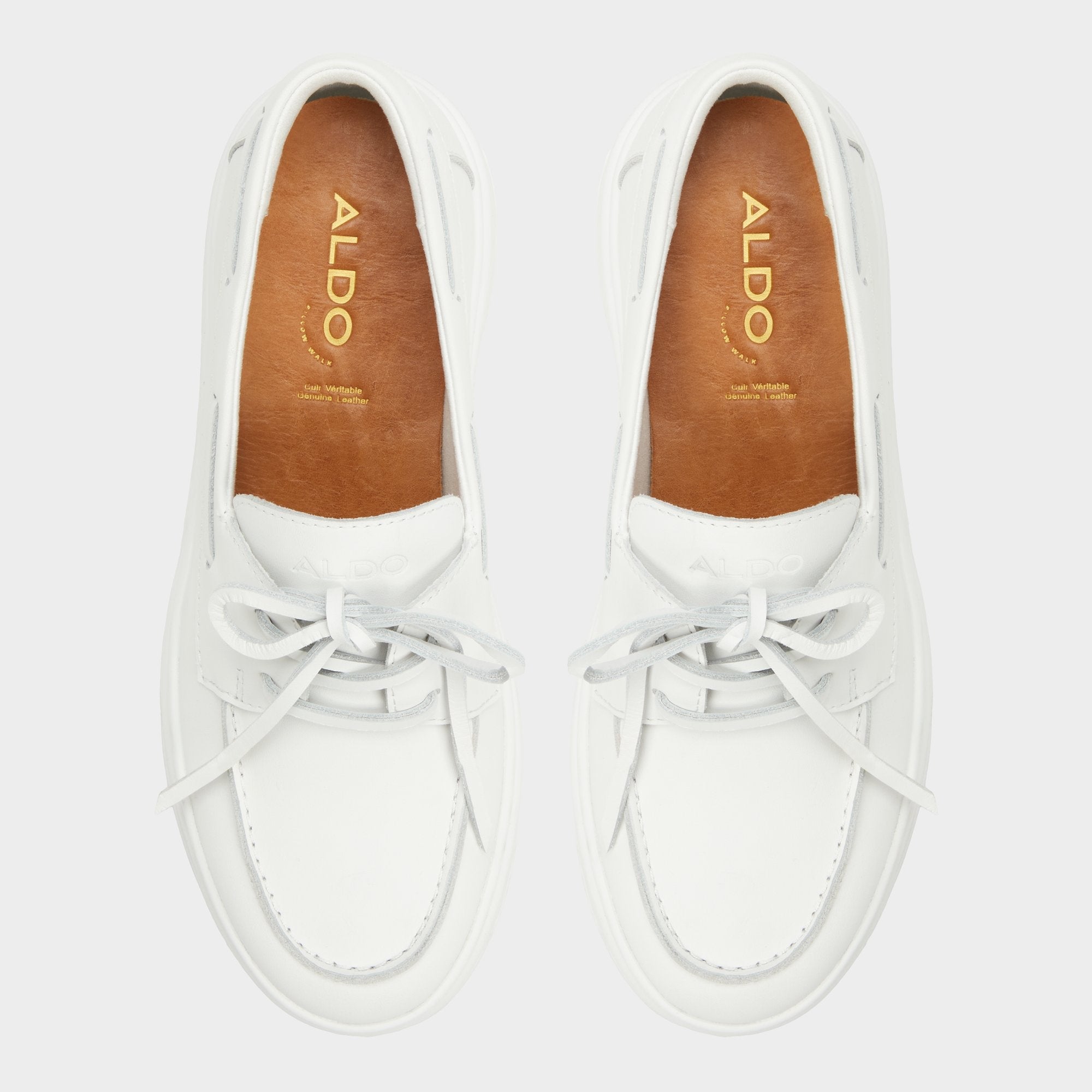 Wildbreeze Open White Women's Slip on sneakers - Boat shoe, Platform | Aldo sale