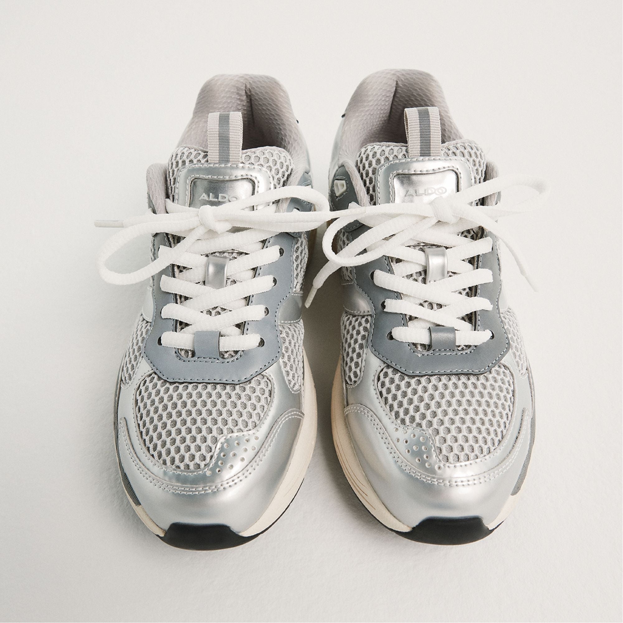 Pillowsnkr in L Silver - Jogger sneaker | Aldo outlet