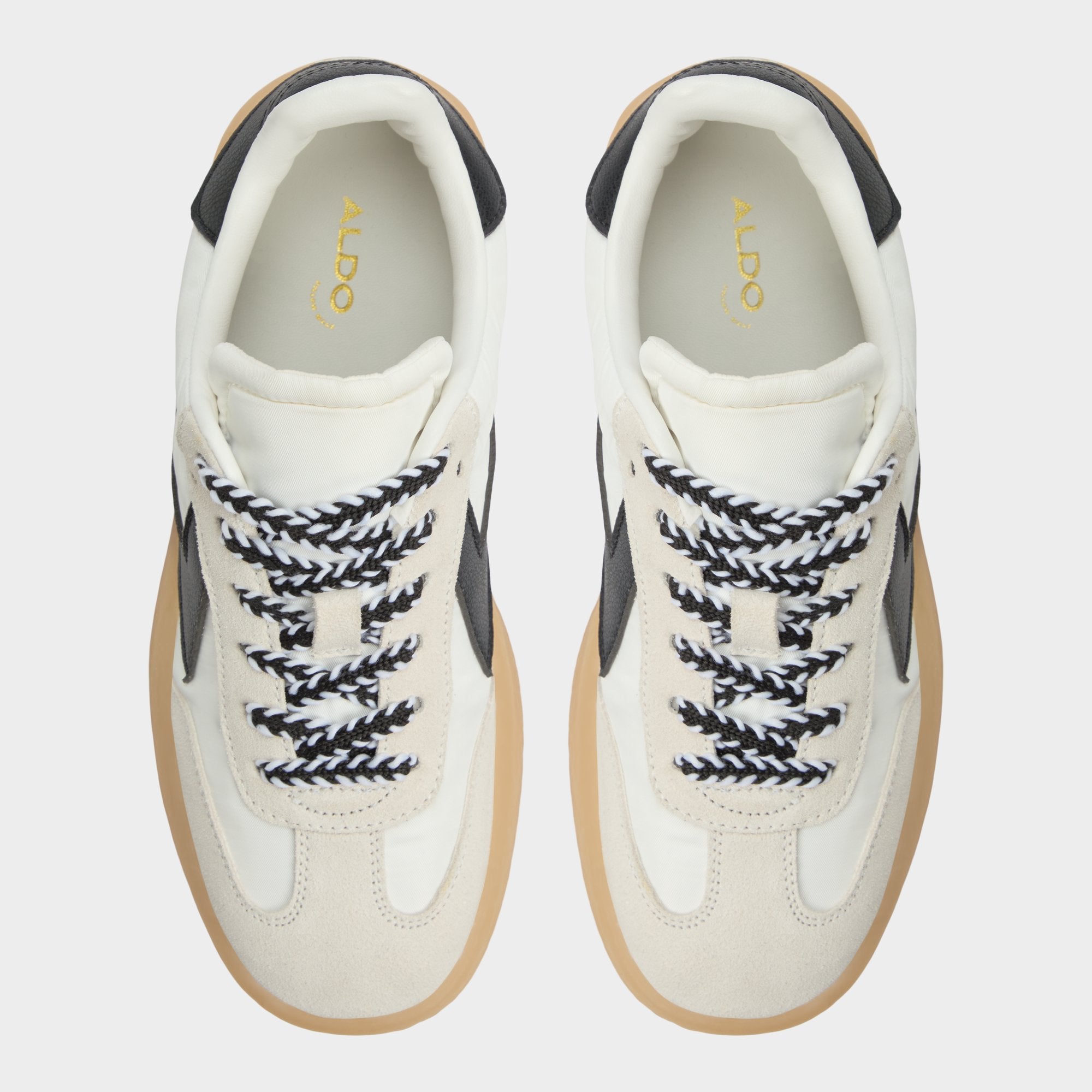 Retrostep White/Black Women's Low top sneakers - Low top sneaker, Jogger sole | Aldo online