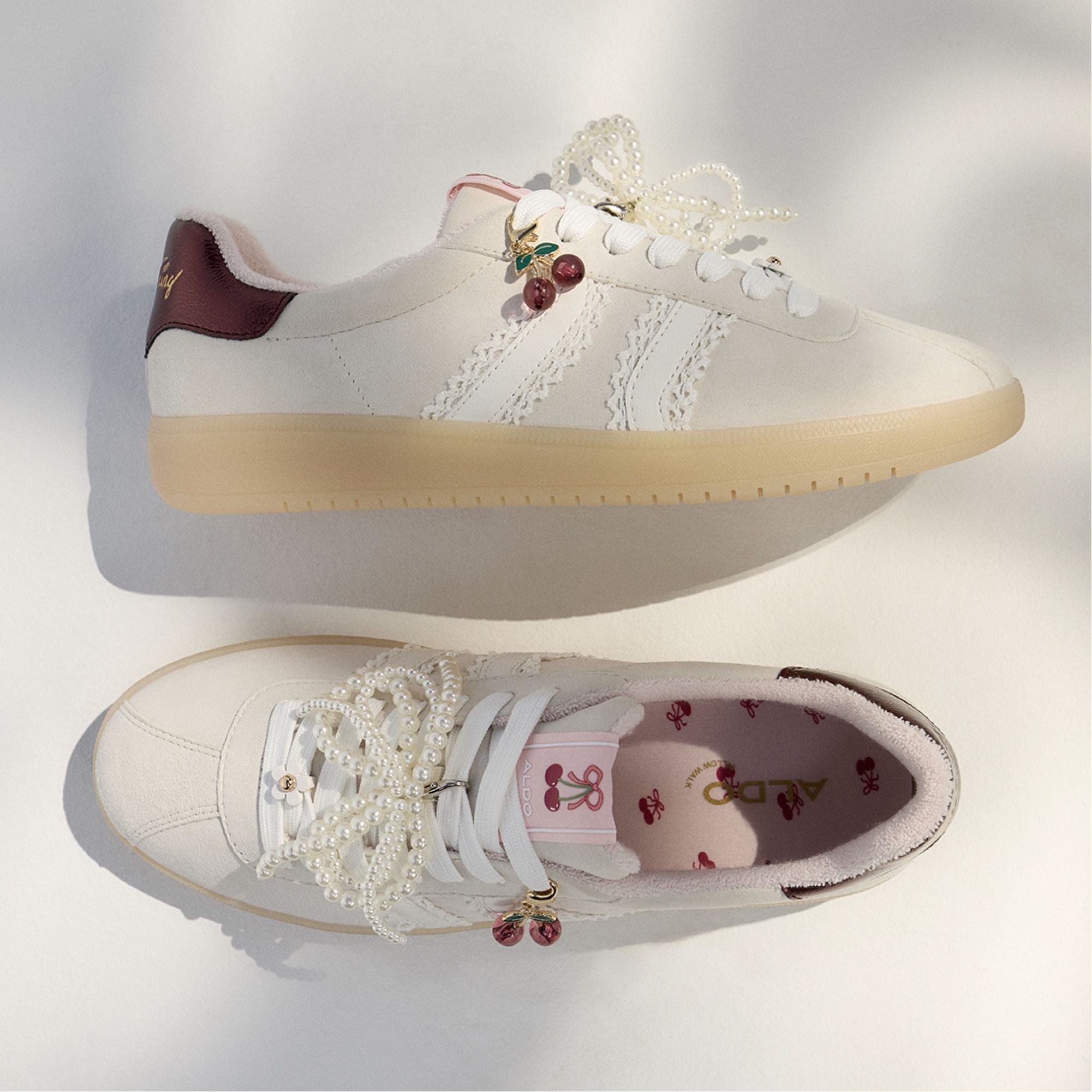 Sweetthing White/Bone Women's Low top sneakers - Low top sneaker, Cup sole | Aldo on sale
