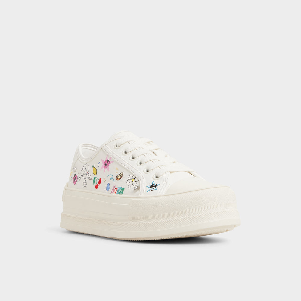 Rayes White/Multi Women's Low top sneakers - Sneaker, Platform | Aldo on sale