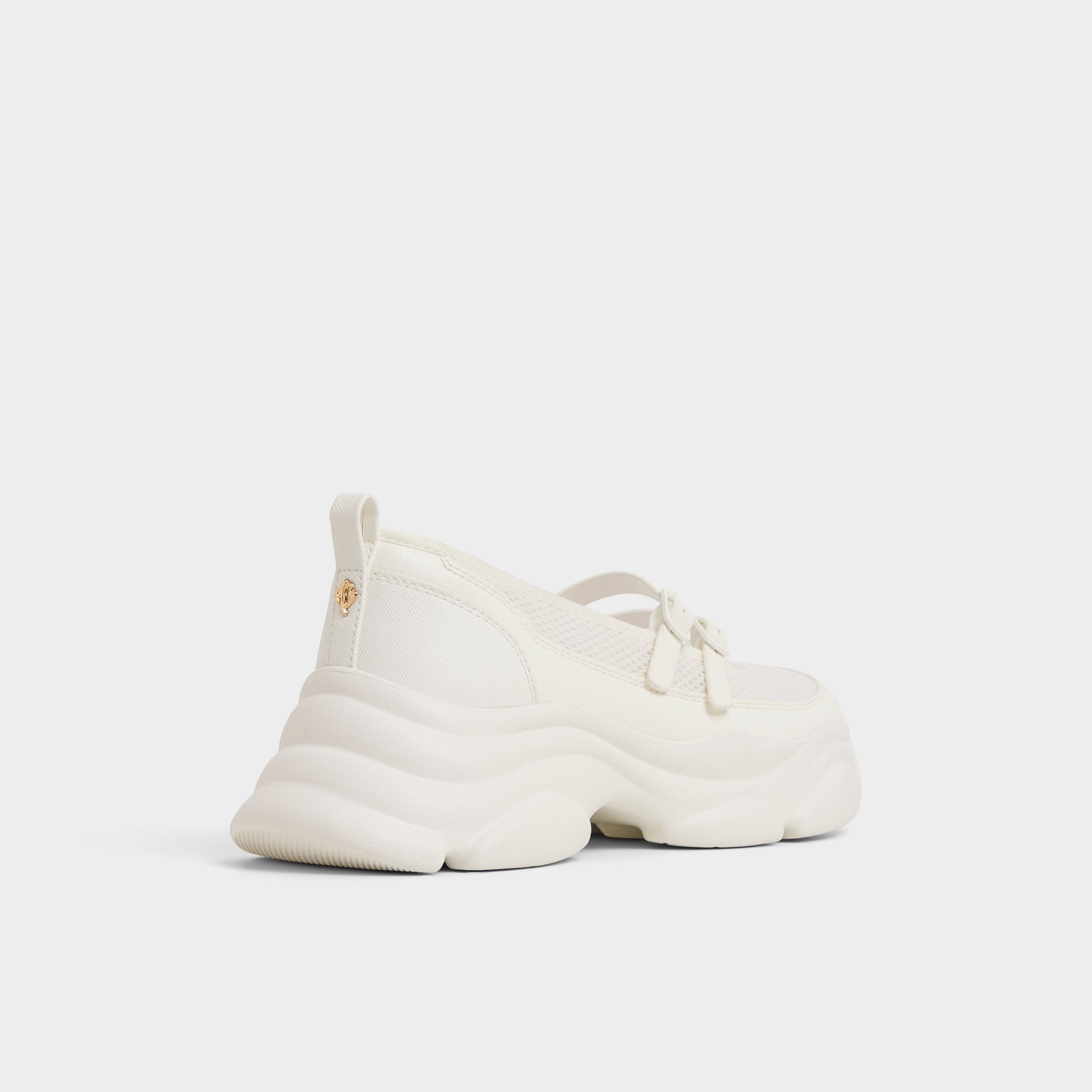 Aethera White Women's Platform and wedge sneakers - Mary Jane Sneakers, Jogger sole | Aldo sale