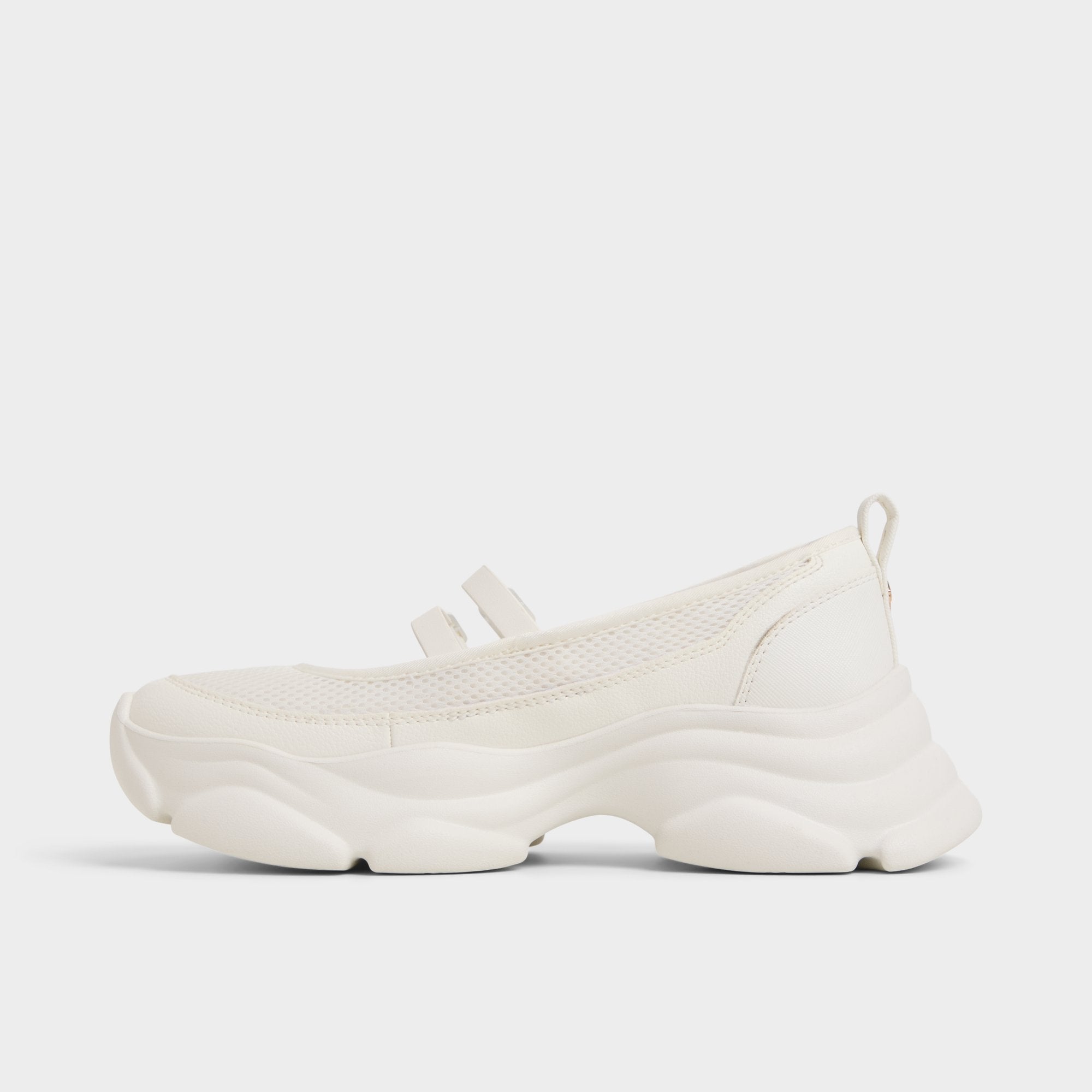 Aethera White Women's Platform and wedge sneakers - Mary Jane Sneakers, Jogger sole | Aldo sale