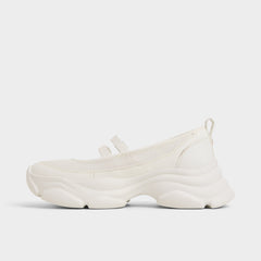 Aethera White Women's Platform and wedge sneakers - Mary Jane Sneakers, Jogger sole | Aldo sale