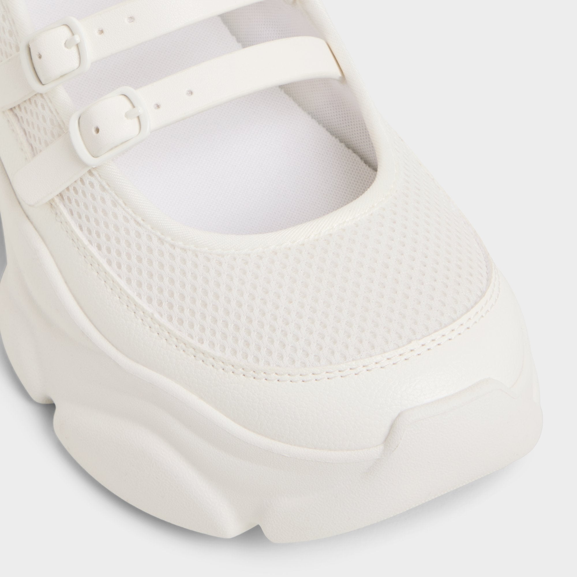 Aethera White Women's Platform and wedge sneakers - Mary Jane Sneakers, Jogger sole | Aldo sale