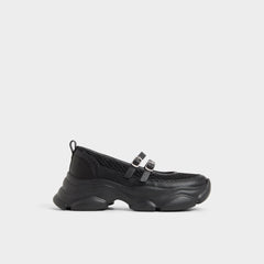 Aethera Black Women's Platform and wedge sneakers - Mary Jane Sneakers, Jogger sole | Aldo online