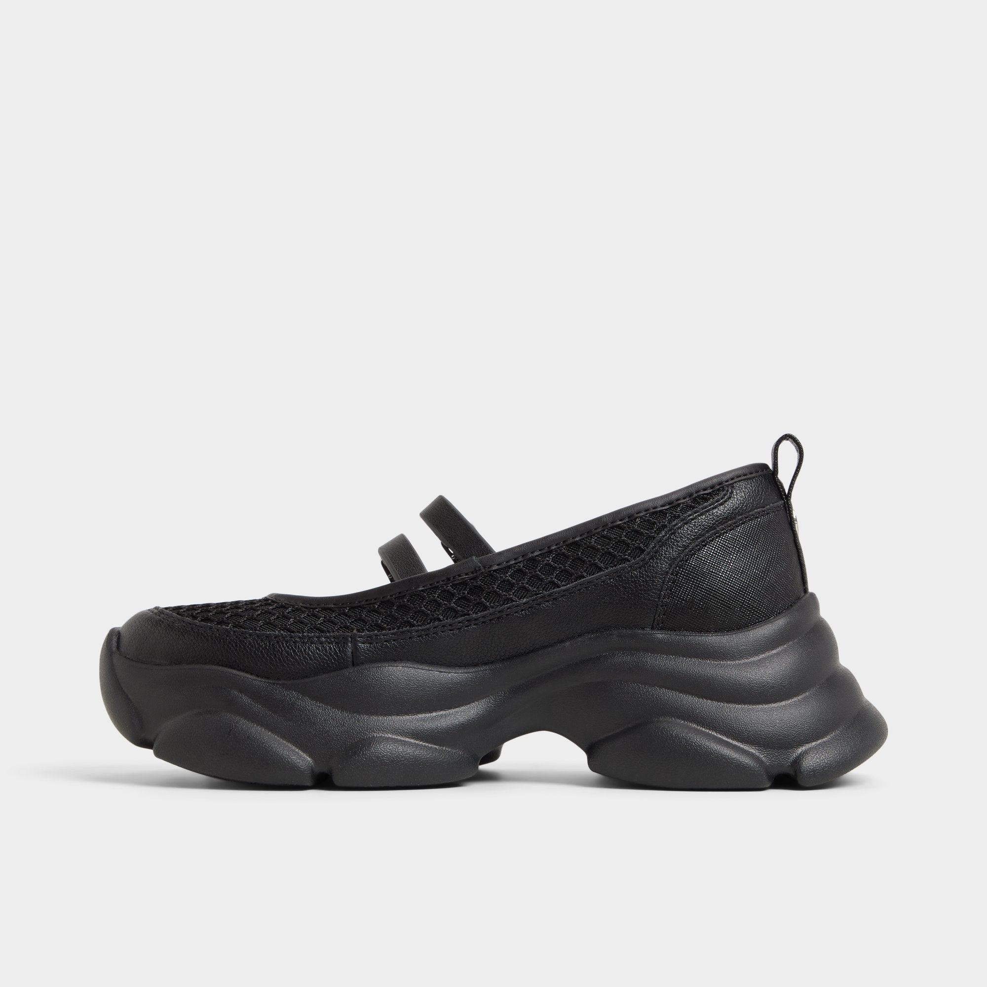 Aethera Black Women's Platform and wedge sneakers - Mary Jane Sneakers, Jogger sole | Aldo online