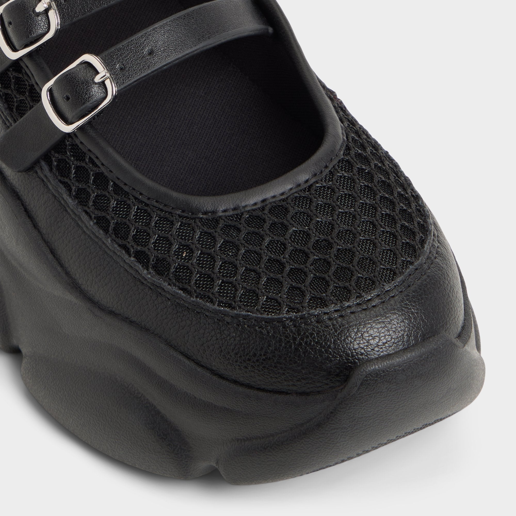 Aethera Black Women's Platform and wedge sneakers - Mary Jane Sneakers, Jogger sole | Aldo online