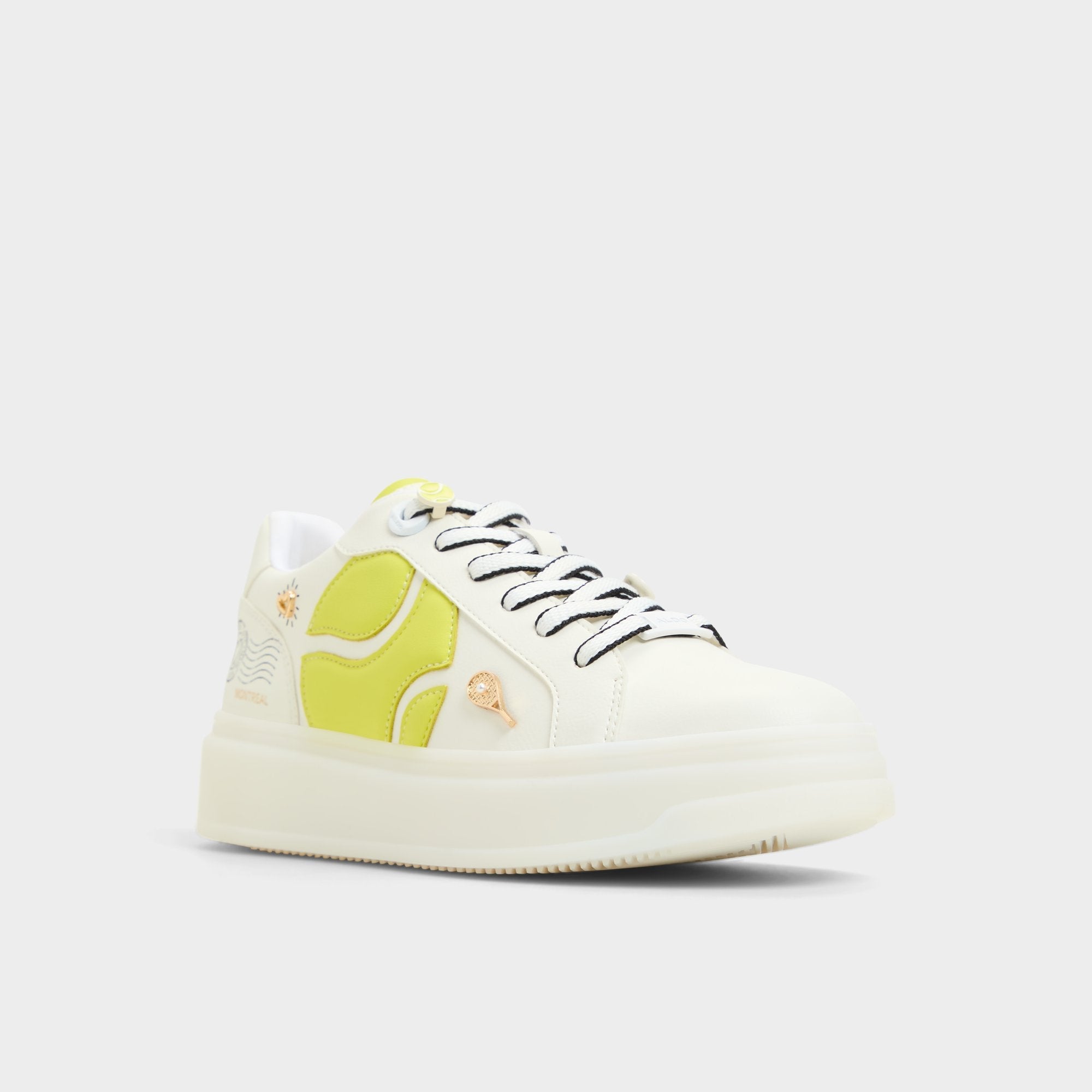 Clubchamp White Combo Women's Platform and wedge sneakers - Low top sneaker | Aldo sale