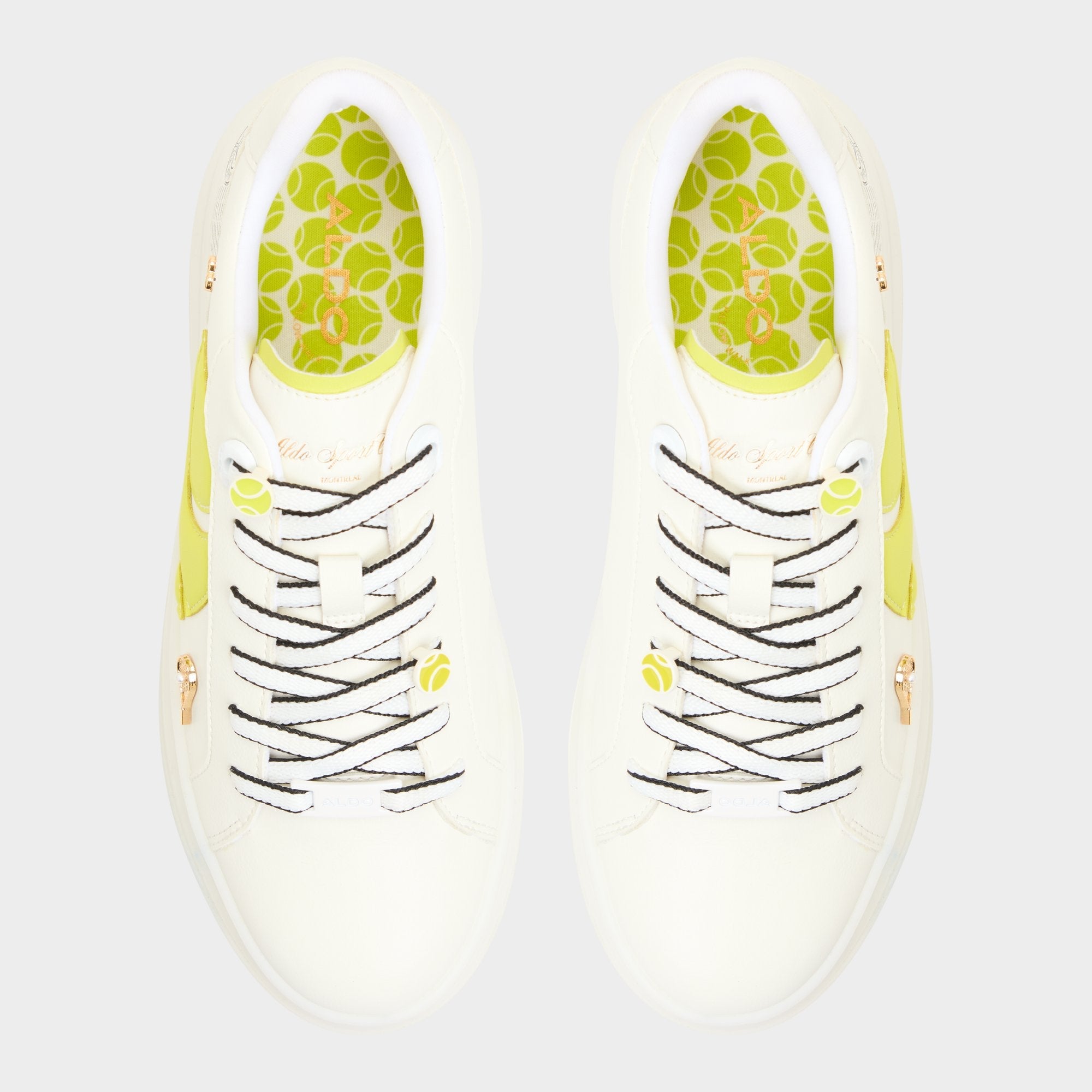 Clubchamp White Combo Women's Platform and wedge sneakers - Low top sneaker | Aldo sale