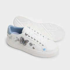 Saxony White/Multi Women's Platform and wedge sneakers - Low top sneaker | Aldo online