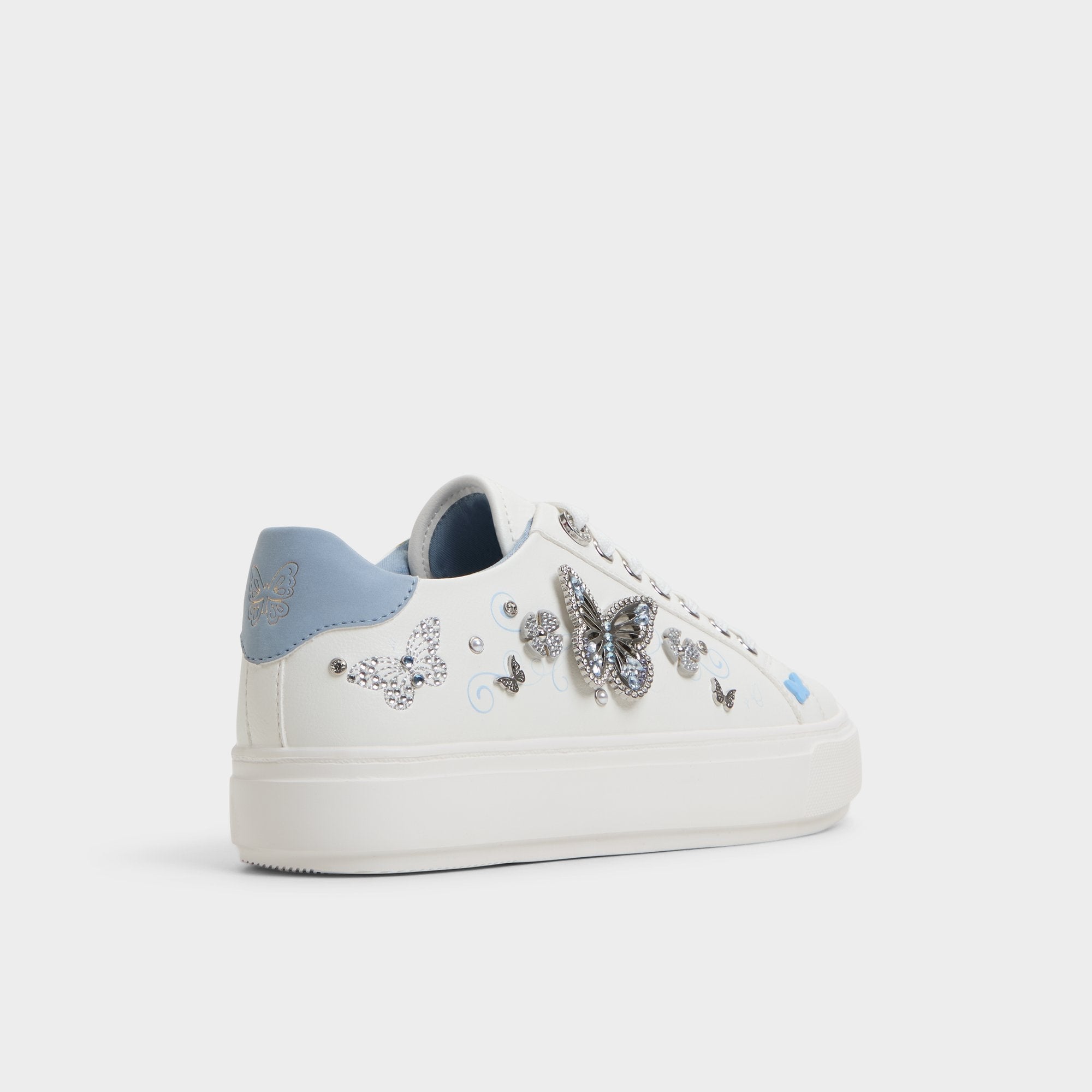 Saxony White/Multi Women's Platform and wedge sneakers - Low top sneaker | Aldo online