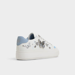 Saxony White/Multi Women's Platform and wedge sneakers - Low top sneaker | Aldo online