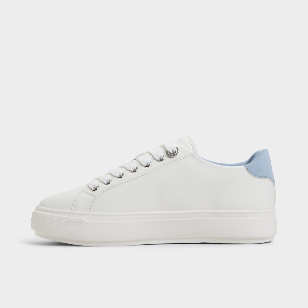 Saxony White/Multi Women's Platform and wedge sneakers - Low top sneaker | Aldo online
