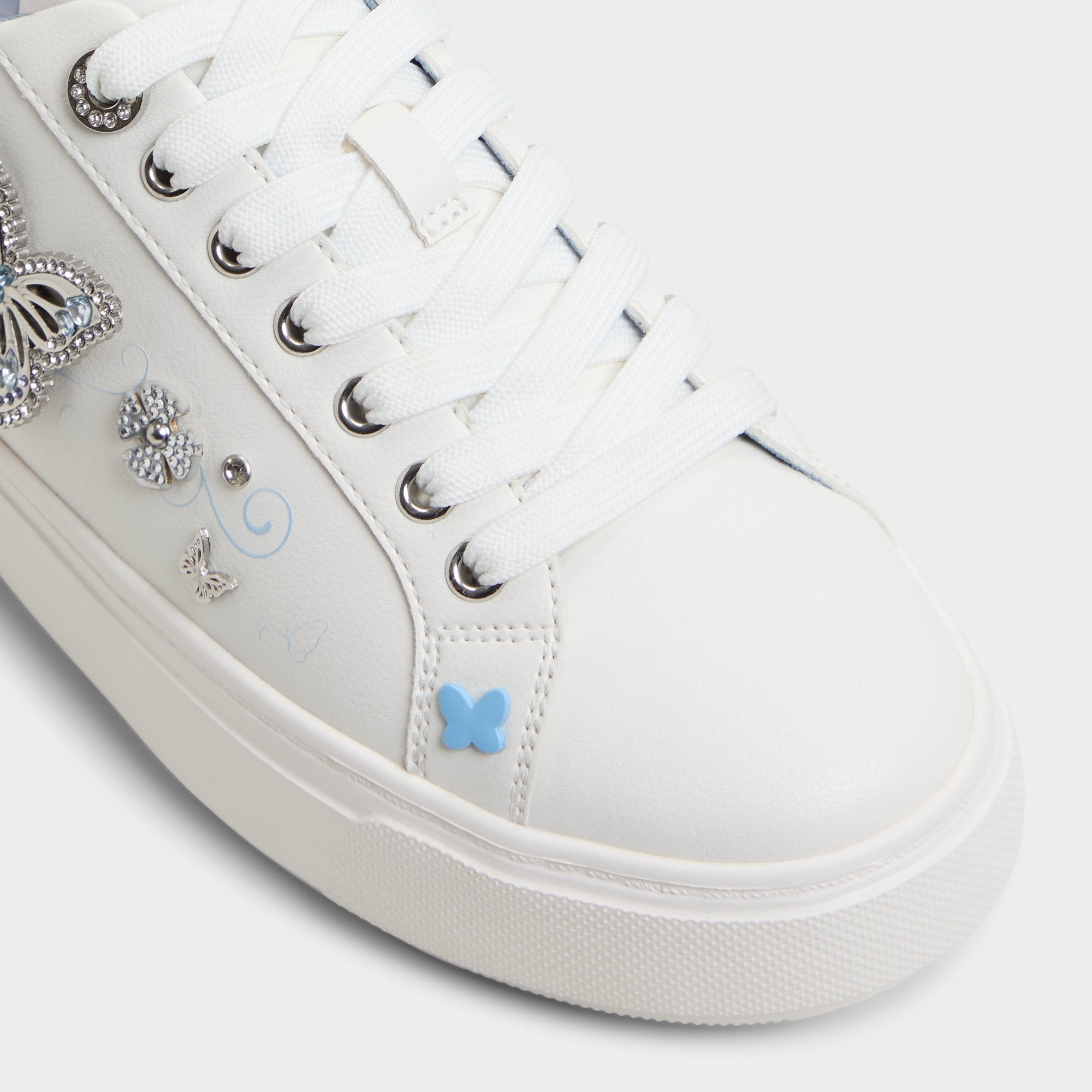 Saxony White/Multi Women's Platform and wedge sneakers - Low top sneaker | Aldo online
