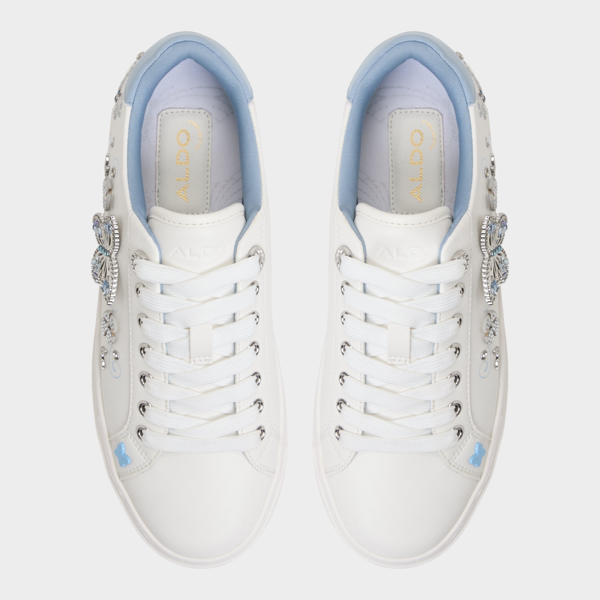 Saxony White/Multi Women's Platform and wedge sneakers - Low top sneaker | Aldo online
