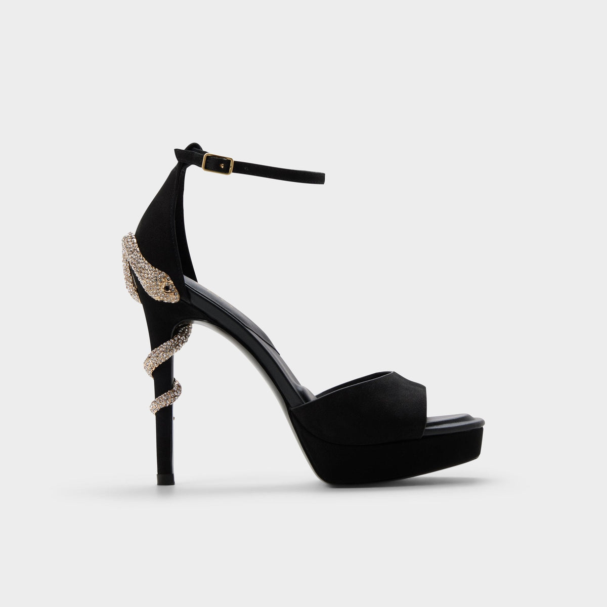 Medusa in Other Black 14266744 - Strappy heeled sandal, Platform | Aldo discount