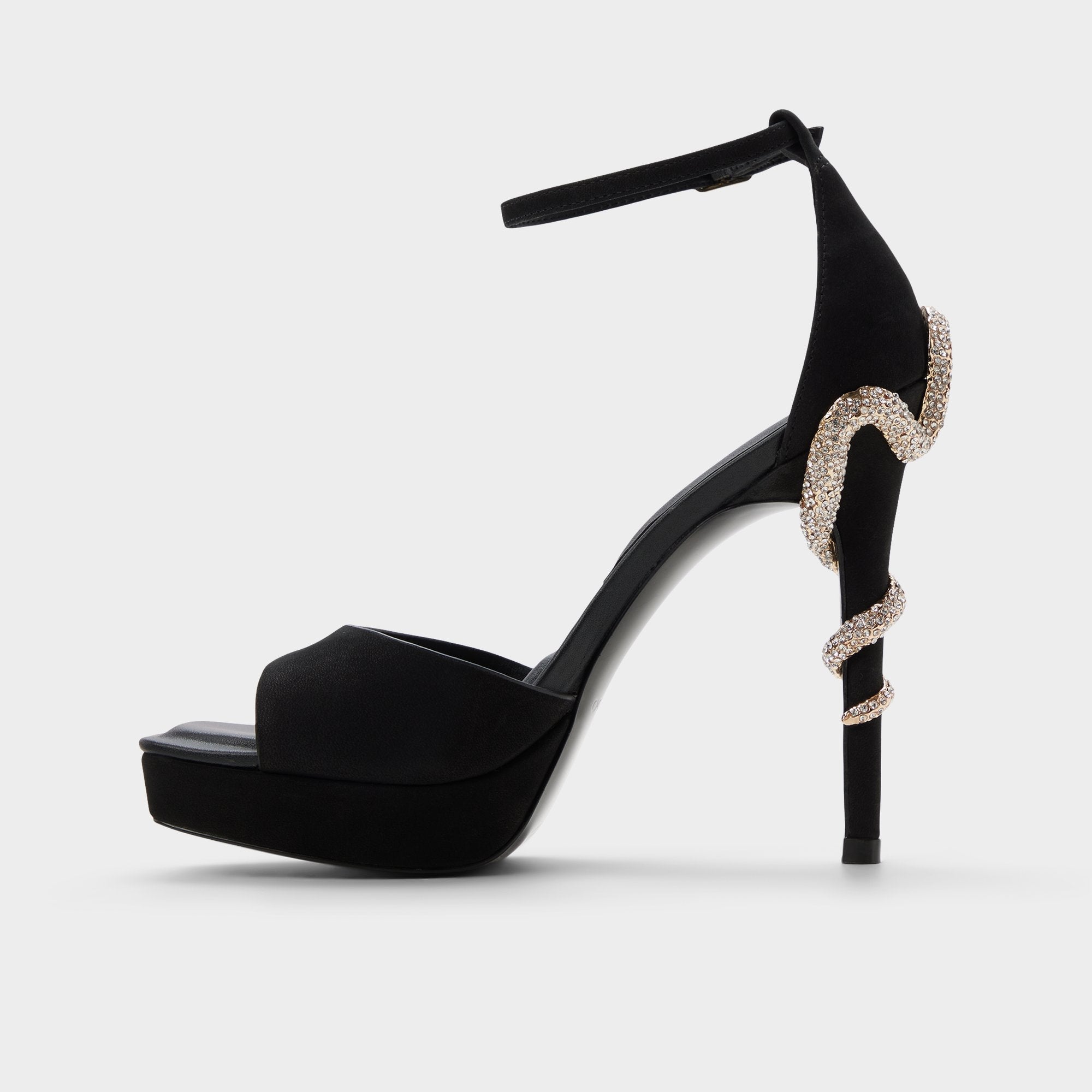 Medusa in Other Black 14266744 - Strappy heeled sandal, Platform | Aldo discount