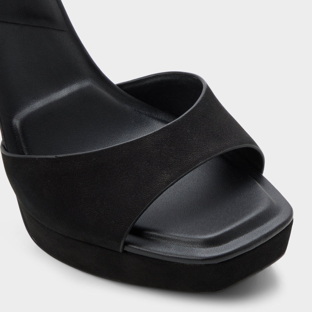Medusa in Other Black 14266744 - Strappy heeled sandal, Platform | Aldo discount