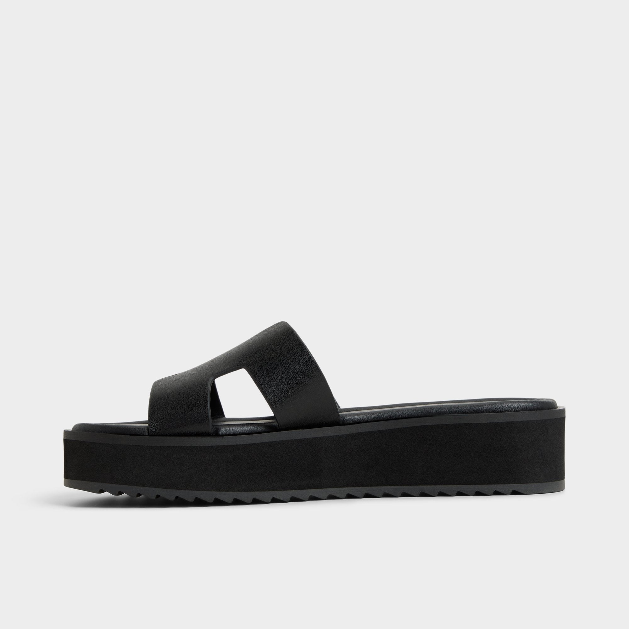 Anayelie in Black - Slide sandal, Platform | Aldo outlet