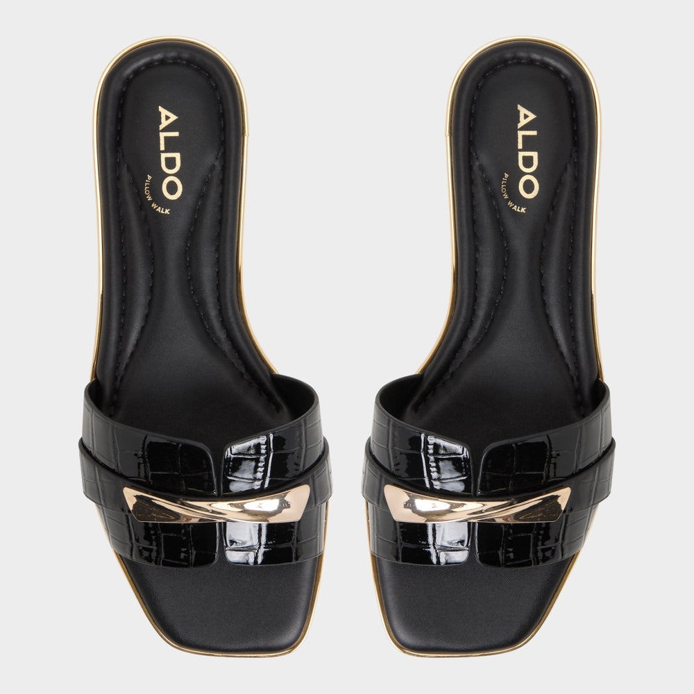 Darlina in Black - Slide sandal | Aldo sale