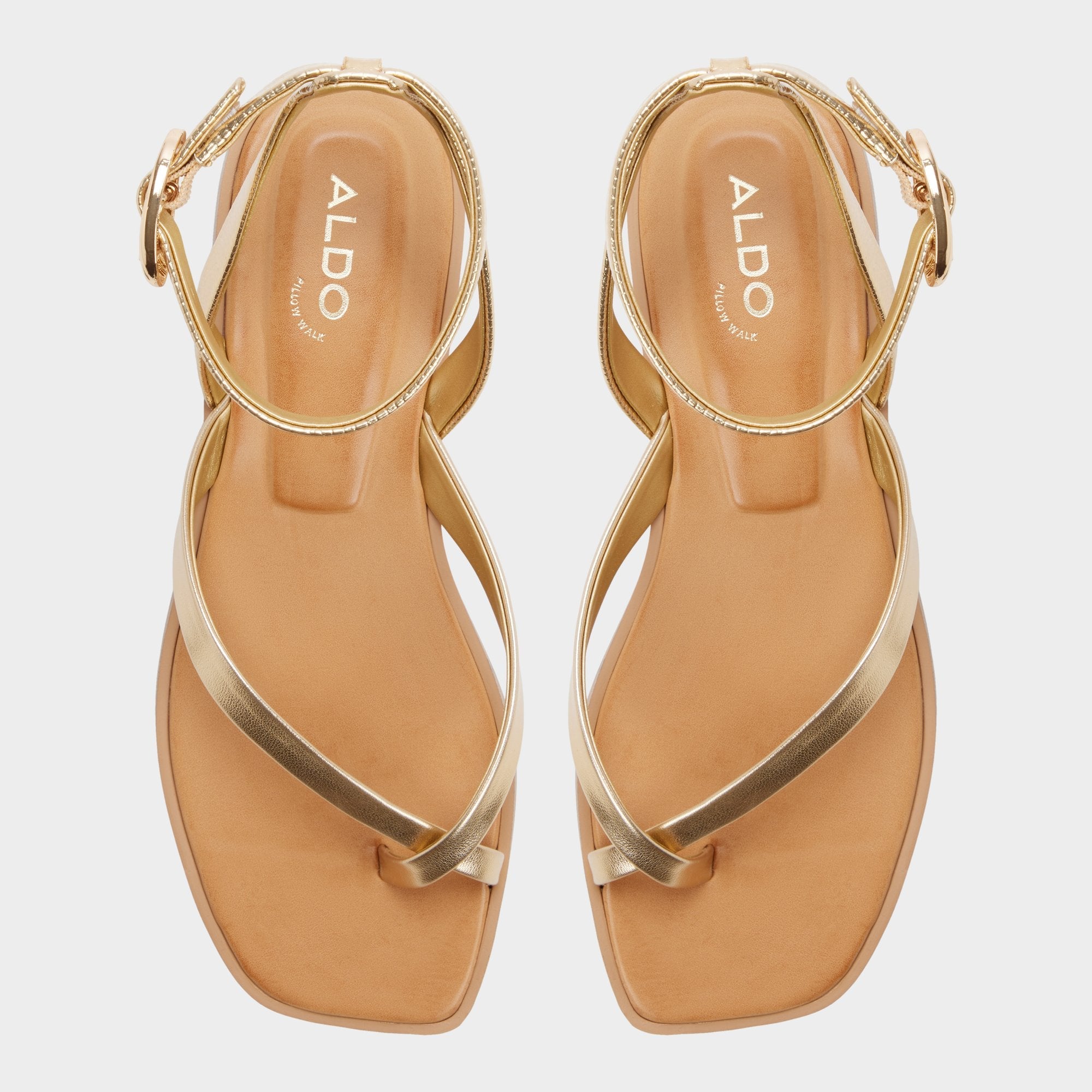 Daressi in Gold - Flat sandal | Aldo for sale