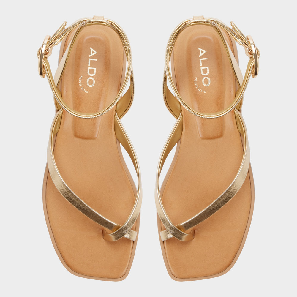 Daressi in Gold - Flat sandal | Aldo for sale