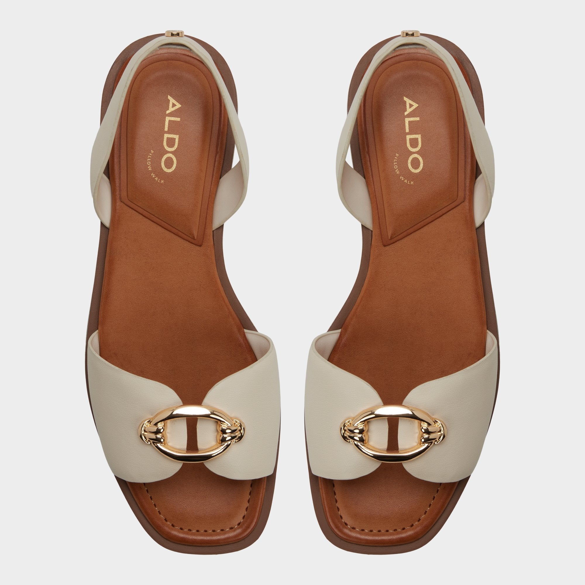 Calelian in Other White - Flat sandal | Aldo online