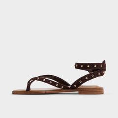Daressi in Dark Brown - Flat sandal | Aldo discount