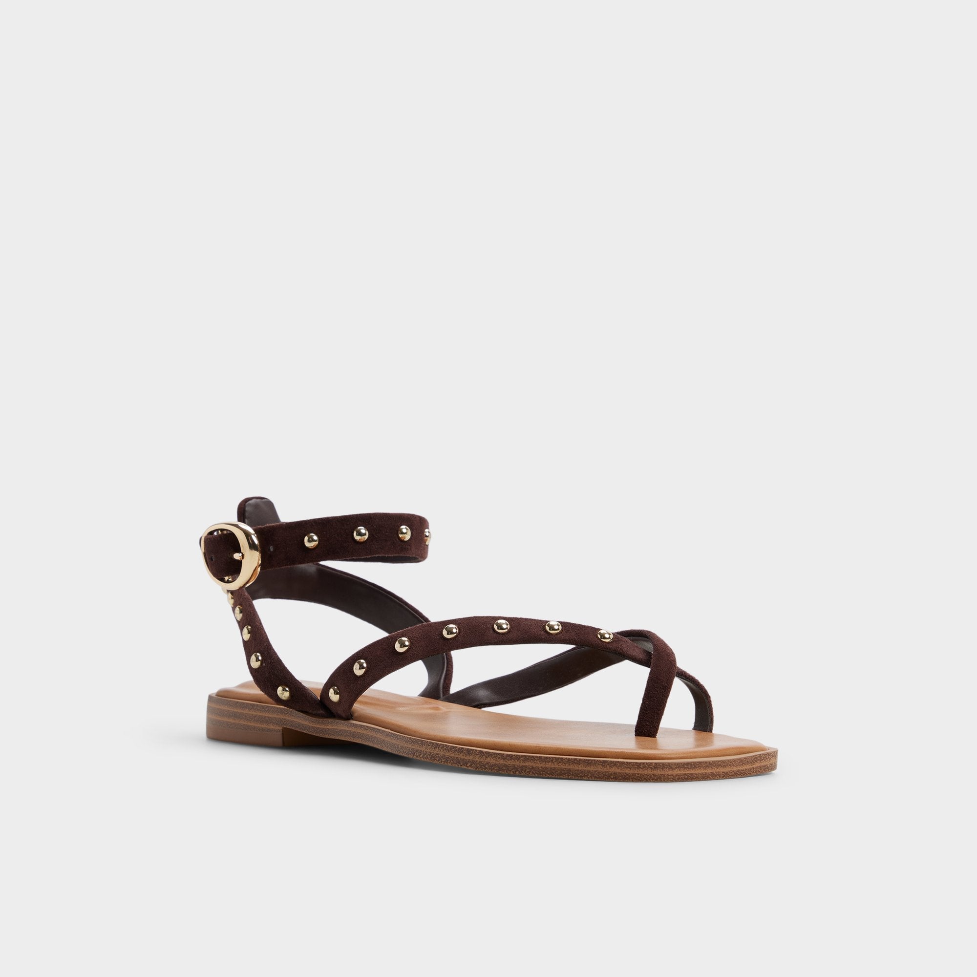 Daressi in Dark Brown - Flat sandal | Aldo discount