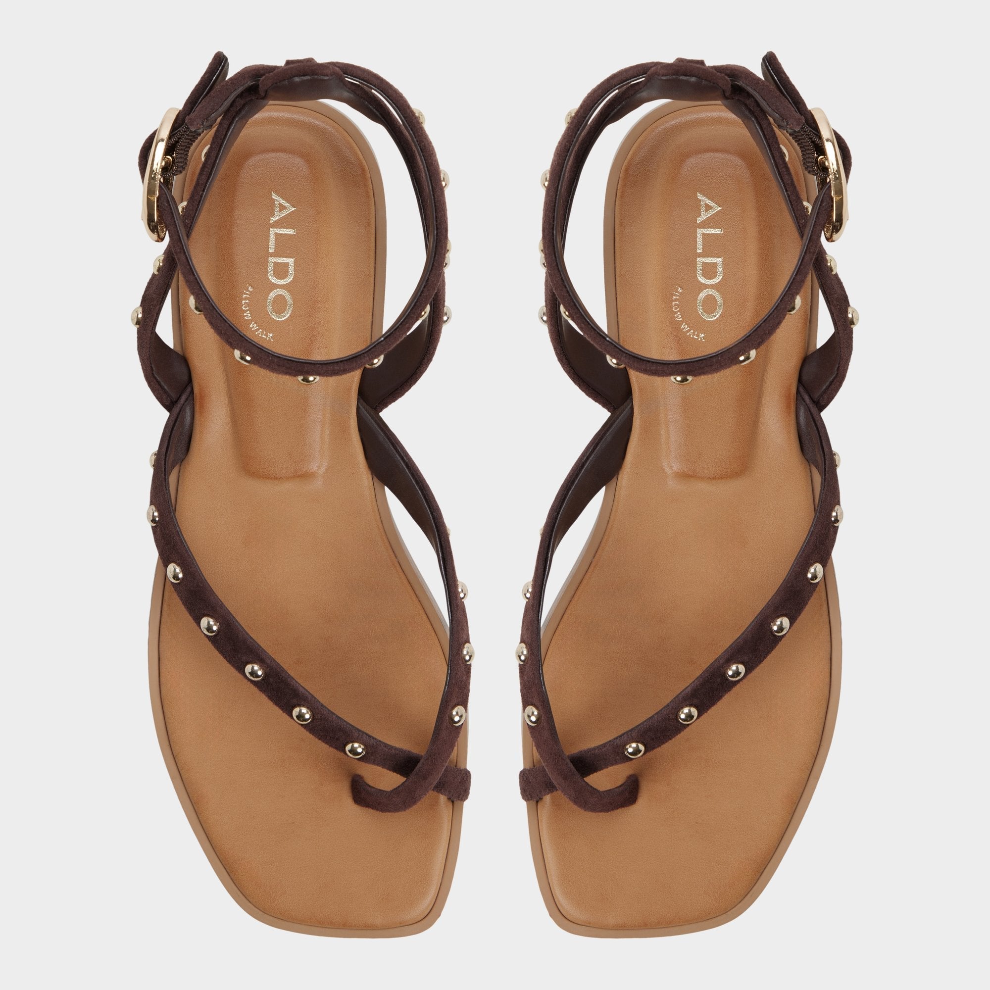 Daressi in Dark Brown - Flat sandal | Aldo discount