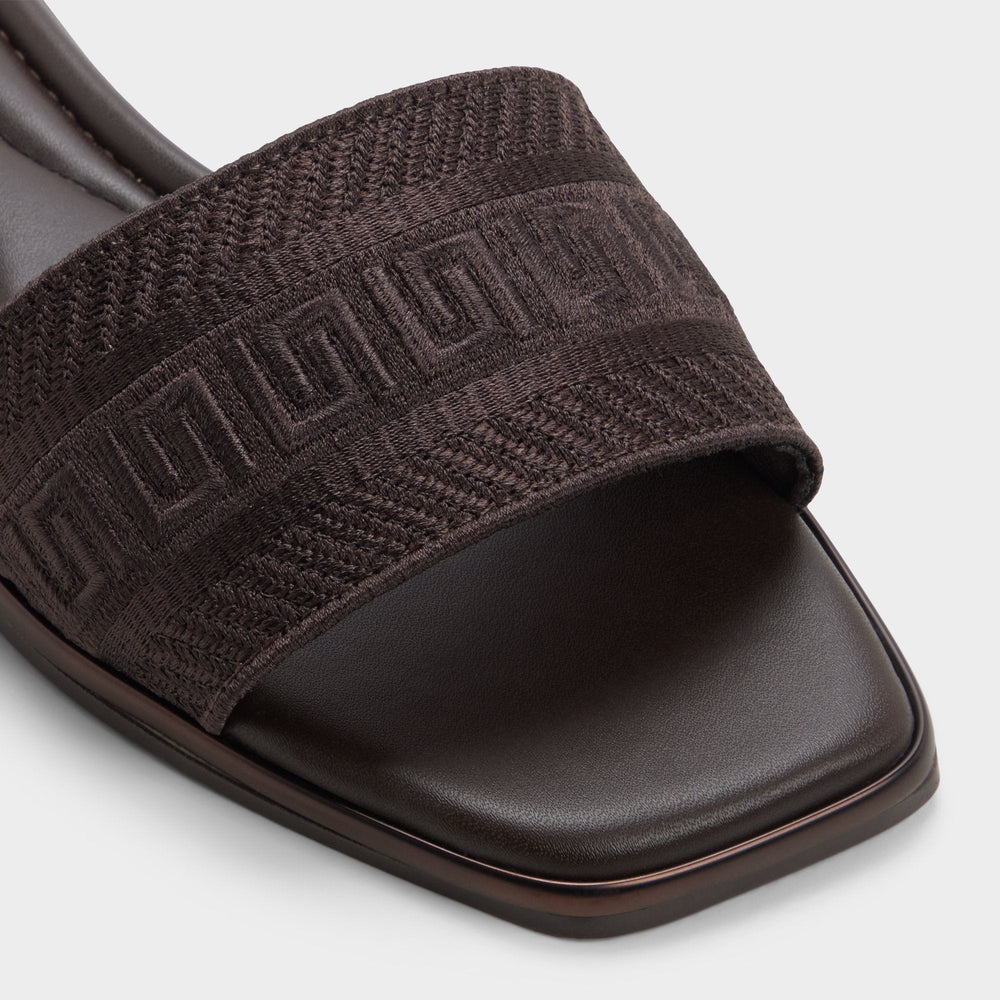 Oceania in Dark Brown 14298155 - Slide sandal | Aldo for sale