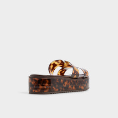 Anayelie in Open Brown - Slide sandal, Platform | Aldo discount