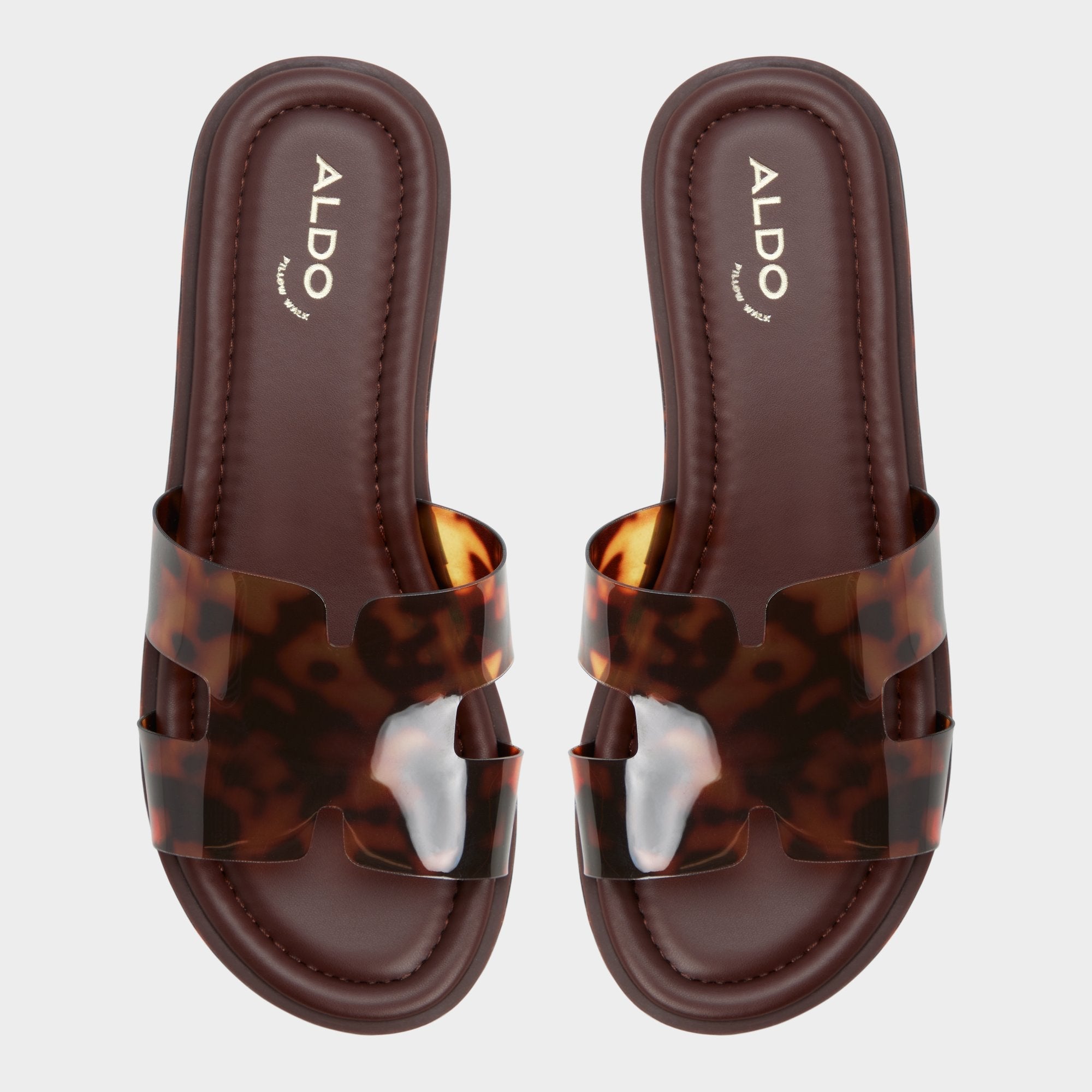 Anayelie in Open Brown - Slide sandal, Platform | Aldo discount
