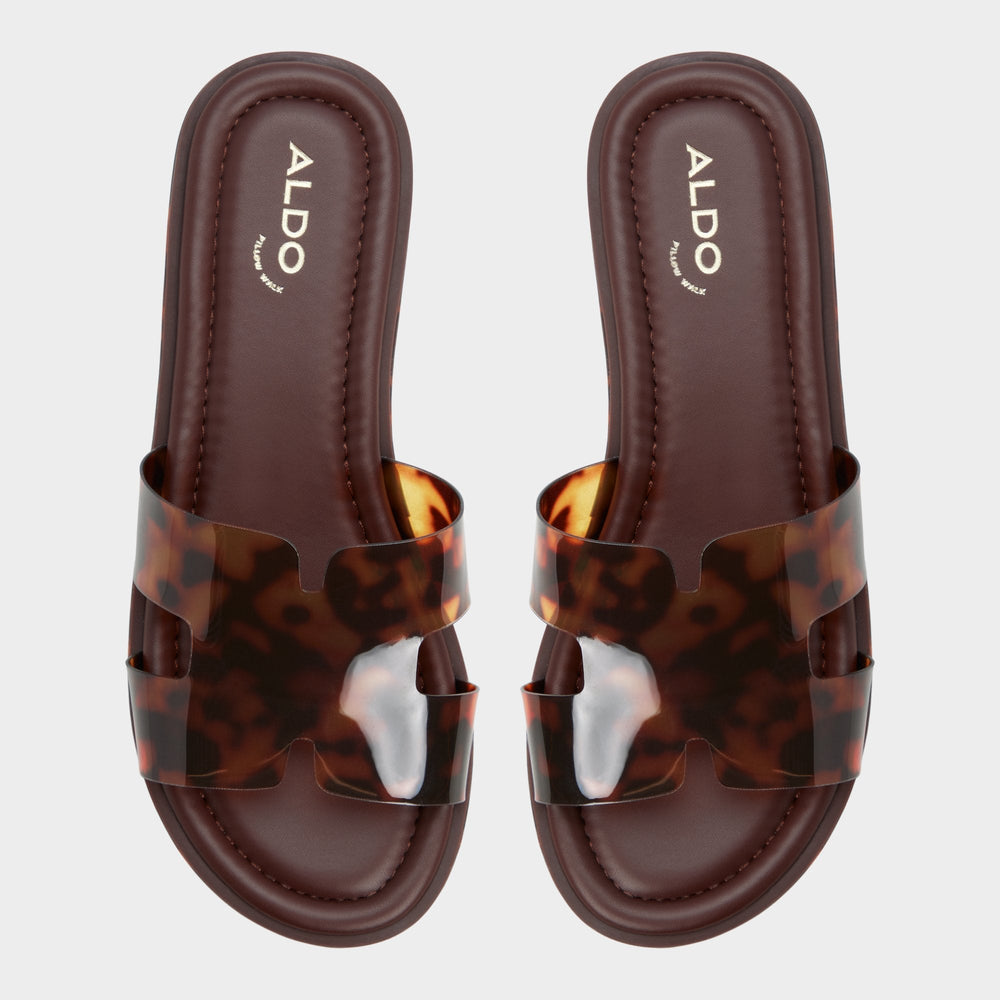 Anayelie in Open Brown - Slide sandal, Platform | Aldo discount