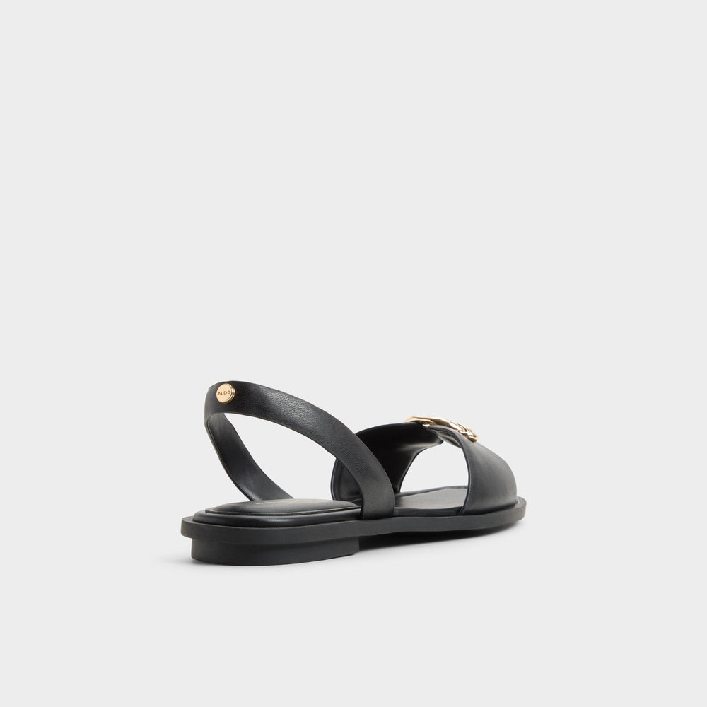 Calelian in Black - Flat sandal | Aldo outlet