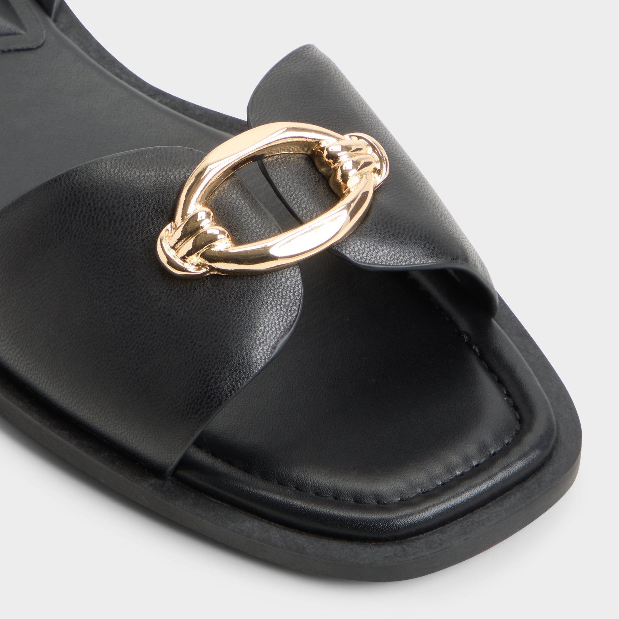 Calelian in Black - Flat sandal | Aldo outlet