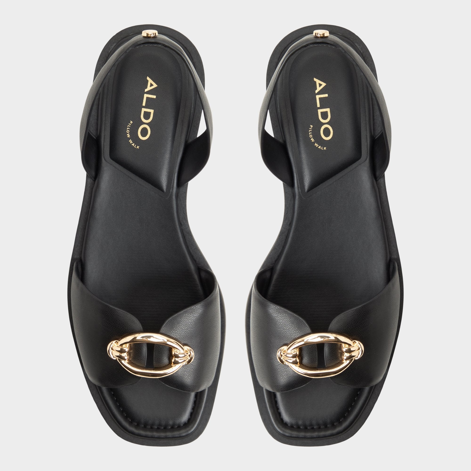 Calelian in Black - Flat sandal | Aldo outlet