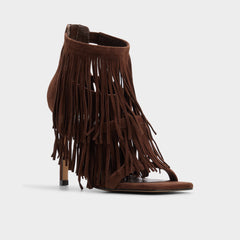 Nahana in Dark Brown - Strappy heeled sandal, Stiletto heel | Aldo sale