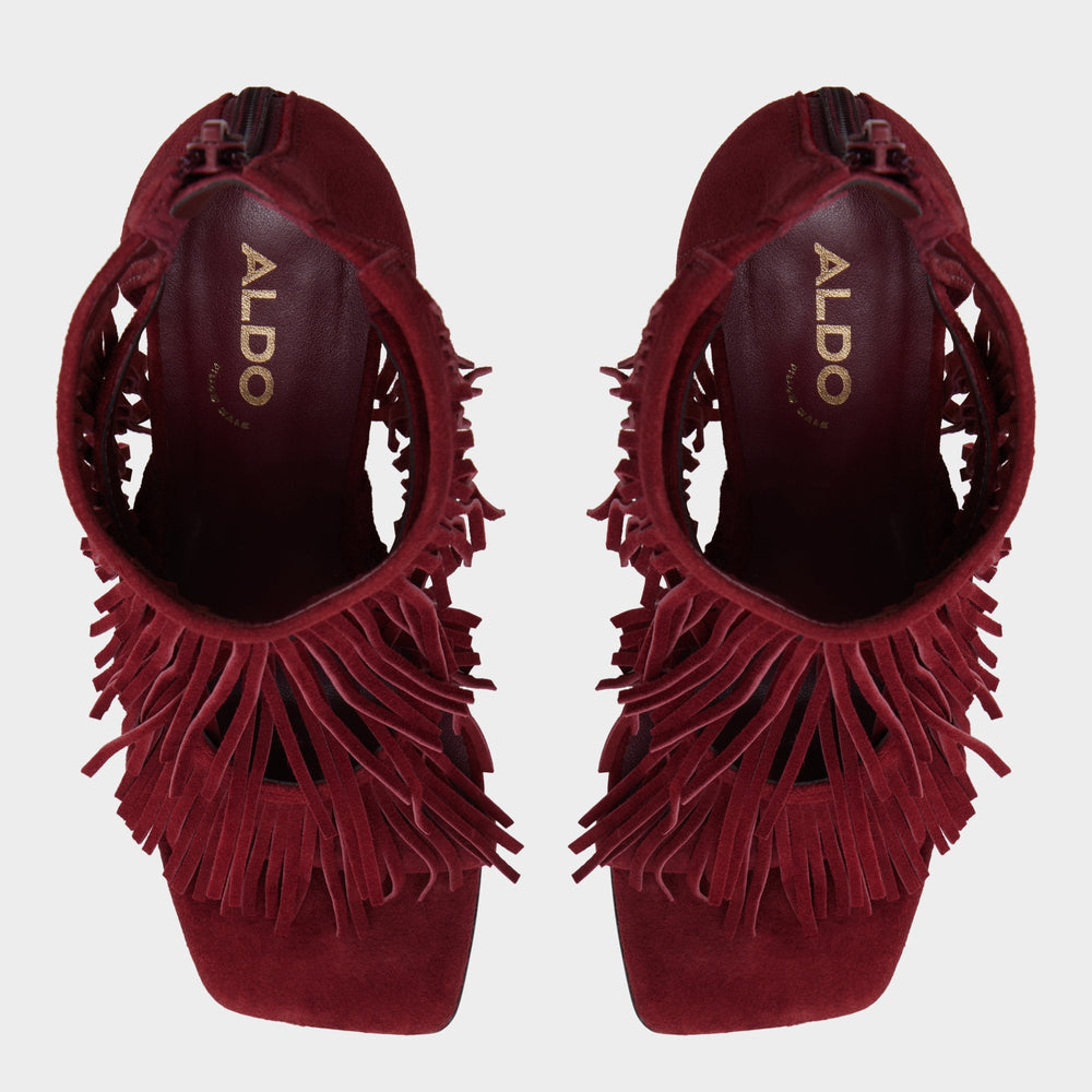 Nahana in Bordo - Strappy heeled sandal, Stiletto heel | Aldo on sale